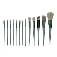 Makeup Brushes With Brush Holder/Pouch Fix Combo of 13 Brushes for Beginner and Professionals ( Pack of 13 )-thumb2