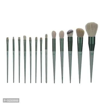 Makeup Brushes With Brush Holder/Pouch Fix Combo of 13 Brushes for Beginner and Professionals ( Pack of 13 )-thumb3