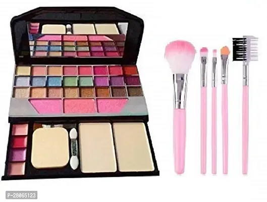 TYA Makeup eyeshadow Kit + 5 Pcs Makeup Brush ( 2 item in combo )-thumb0