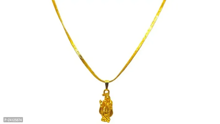Stylish Golden Brass Chain For Womens And Girls-thumb0