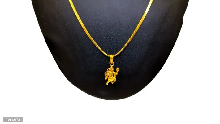 Gold-Plated Pendant Chain Set