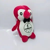 Pink Penguin Soft Toy - Cute  Adorable Plush Stuffed Animal-thumb1