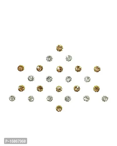 MADHAV ENTERPRISES Diamond Collection Gold Silver Bindi-thumb3