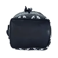 MARISSA Printed canvas sling bag available in Black-white Color.-thumb3