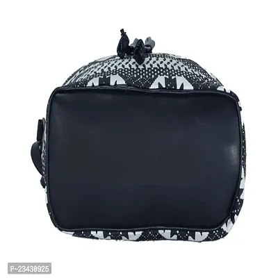 MARISSA Printed canvas sling bag available in Black-white Color.-thumb4