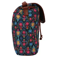 MARISSA PRINTED CANDLE CANVAS SLING BAG MULTI COLOUR-thumb2