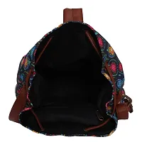 MARISSA PRINTED CANDLE CANVAS SLING BAG MULTI COLOUR-thumb4