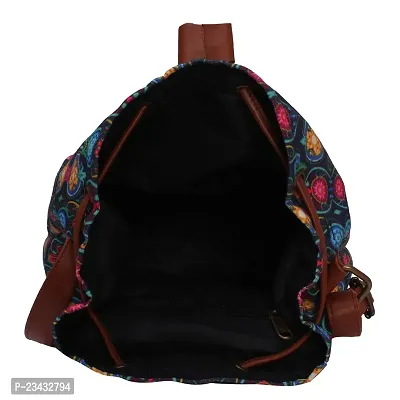 MARISSA PRINTED CANDLE CANVAS SLING BAG MULTI COLOUR-thumb5