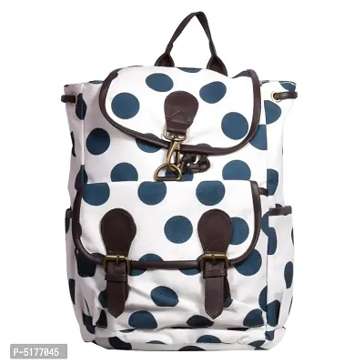 PRINTED CANVAS BACKPACK FOR GIRLS AND WOMEN