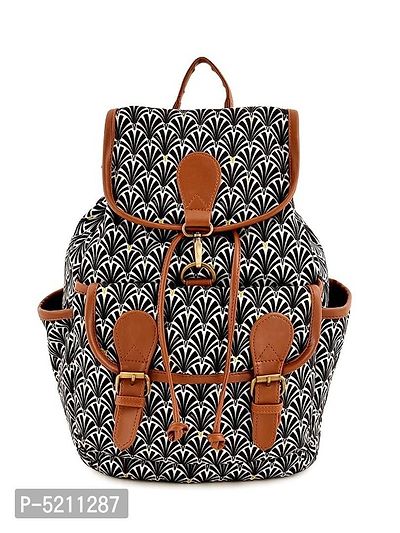 MARISSA PRINTED CANVAS BACKPACK FOR GIRLS AND WOMEN