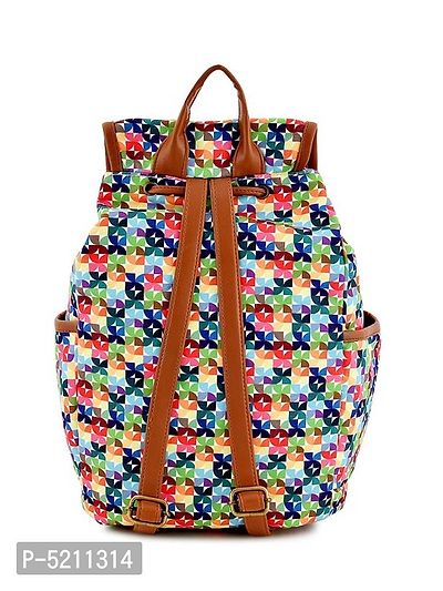 MARISSA PRINTED CANVAS BACKPACK FOR GIRLS AND WOMEN-thumb2