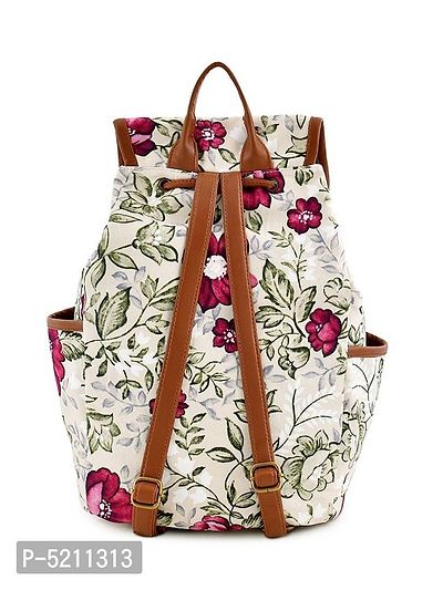 MARISSA PRINTED CANVAS BACKPACK FOR GIRLS AND WOMEN-thumb2