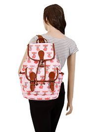 MARISSA PRINTED CANVAS BACKPACK FOR GIRLS AND WOMEN-thumb4