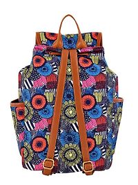 MARISSA PRINTED CANVAS BACKPACK FOR GIRLS AND WOMEN-thumb1