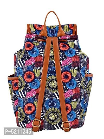 MARISSA PRINTED CANVAS BACKPACK FOR GIRLS AND WOMEN-thumb2