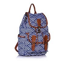 MARISSA PRINTED CANVAS BACKPACK FOR GIRLS AND WOMEN-thumb1