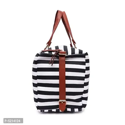 MARISSA PRINTED CANVAS WEEKEND DUFFLE BAG-thumb2