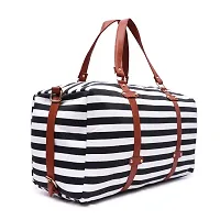 MARISSA PRINTED CANVAS WEEKEND DUFFLE BAG-thumb3