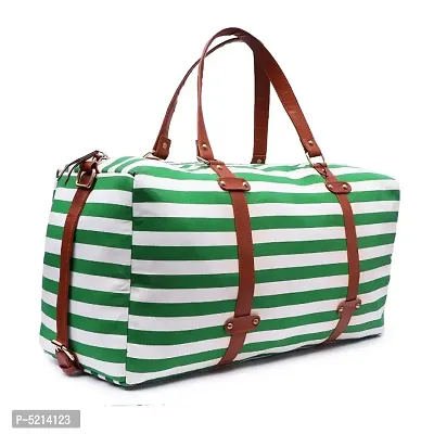 MARISSA PRINTED CANVAS WEEKEND DUFFLE BAG-thumb2