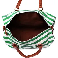 MARISSA PRINTED CANVAS WEEKEND DUFFLE BAG-thumb3