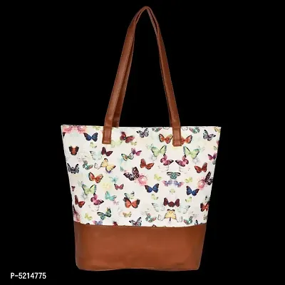 MARISSA PRINTED CANVAS TOTE BAG FOR GIRLS AND WOMEN-thumb0