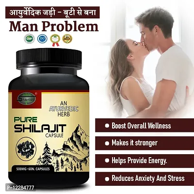 Essential Pure Shilajit Capsule For Longer Harder Size Sexual Capsule Reduce Sexual Weakness Booster Sex Capsule For Extra Stamina-thumb0