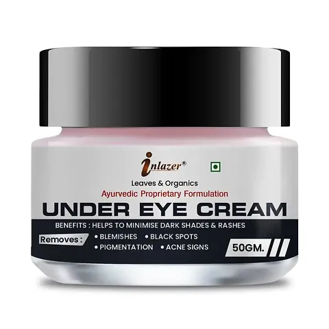 INLAZER Under Eye Cream for dark circles for Unisex| Dark circle remover cream| Dark circles cream for eye | Brightens Under Eye Area, Dark Circle Cream |mixture of herbal herbs|