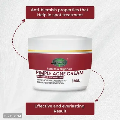 Inlazer Pimple Acne Cream For Acne Scars  Marks Cream For Men Women || Lightening The Acne Scars || Provides Glowing Skin || Suitable For All Skin Types | Pimple Cream For Face-thumb2