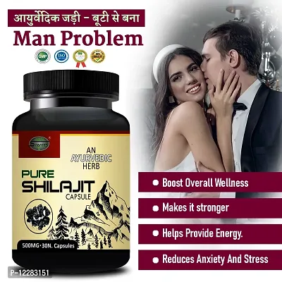 Essential Pure Shilajit Capsule For Ling Long Big Size Sexual Capsule Long Time Sex Power Level, Sex Capsule Boosts Extra Energy-thumb0