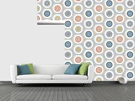 CABANA HOMES Wall Stickers Botanical DIY Wallpaper for Home Decor (45 x 125 cm, 2 Rolls) (12 sq. ft) Decorative Self Adhesive Living Room Decal Bedroom, Grey-thumb2