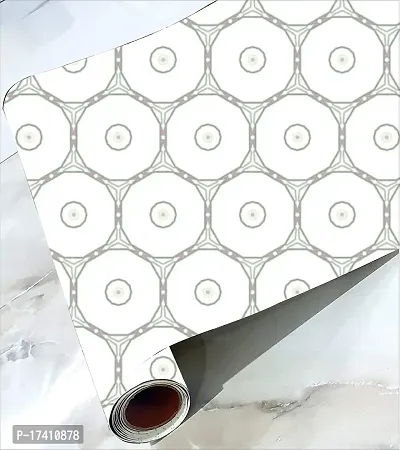 CABANA HOMES Wall Stickers Geometrical DIY Wallpaper for Furnitue (45 x 125 cm, 2 Rolls) (12 sq. ft) Decals Self Adhesive Wardrobe, Door, Almirah, Office
