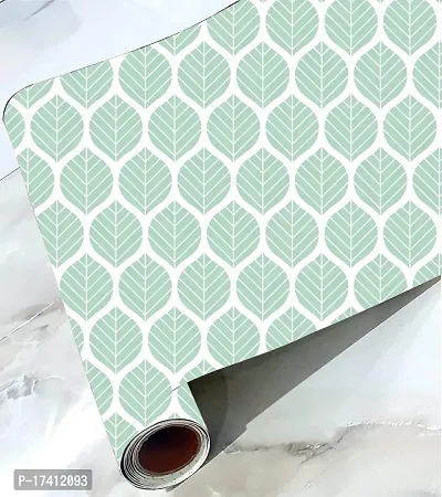 CABANA HOMES Wall Stickers DIY Wallpaper for Walls Bedroom (45 x 125 cm, 2 Rolls) (12 sq. ft) Self Adhesive Decals Living Room, Green Leaf