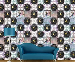 CABANA HOMES (45cm x 125cm, 2 Rolls (12 sq. ft) Wall Stickers DIY Wallpaper 3D Self Adhesive, Living Room, Bedroom, Sofa Background, Ceiling, Gypsum Board, Office-thumb1