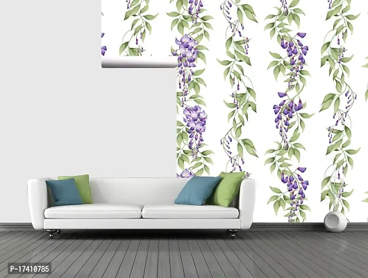 CABANA HOMES Wall Stickers Botanical Leaf Wallpaper for Living Room Decor (45 x 125 cm, 2 Rolls) (12 sq. ft) DIY Self Adhesive Decals Bedroom, Haal-thumb3