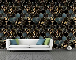 CABANA HOMES PVC Self-Adhesive Wallpaper, Leaves Design, 45 x 125 cm, 2 Rolls (12 sq. ft)-thumb1