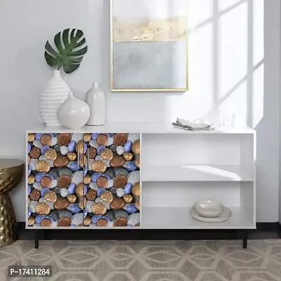 Cabana Homes (49 inch x 18 inch) Marble High Gloss Vinyl Self Adhesive Wallpaper,Furniture Film-thumb5