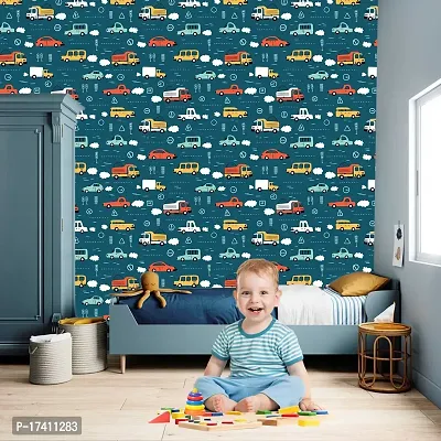 CABANA HOMES (45cm x 125cm Wallpaper for Kids Room Self Adhesive,Wall Stickers,Baby Room,Wardrobe,Furniture-thumb2
