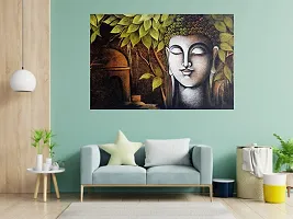 CABANA HOMES Wall Stickers DIY Buddha Wallpaper for Resturant (36x24 inch) Decorative Self Adhesive Decals Home D?cor Living Room Bedroom Office, Multicolour-thumb3