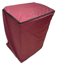 Selpro Waterproof and Dustproof Semi Automatic Washing Machine Cover For 7kg -9 kg size (Red)-thumb1