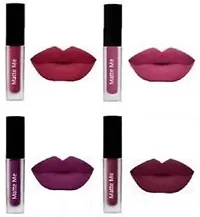 Makeup Liquid Matte Minis Lipstick Red Edition Pack of 4 (Multi-shade)-thumb2