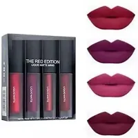 Makeup Liquid Matte Minis Lipstick Red Edition Pack of 4 (Multi-shade)-thumb3