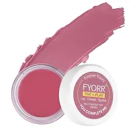 FYORR Premium Lips Cheeks Eyes Tint N Play For Natural Attractive Glow of Lipstick Blush Eyeshadow Combo Packs) (7g Each (I Blush You) (You Complete Me)-thumb4