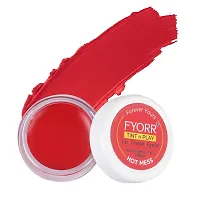 FYORR Premium Lips Cheeks Eyes Tint N Play For Natural Attractive Glow of Lipstick Blush Eyeshadow Combo Packs) (7g Each) (Fine Wine) (Hot Mess)-thumb3