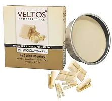 VELTOS Facial Peel Off Wax Katori Wax For Easy Facial Hair Removal 80g X 3 (Apple, White Chocolate, Red Wine)-thumb1