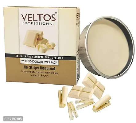 VELTOS Facial Peel Off Wax Katori Wax For Easy Facial Hair Removal 80g X 3 (Apple, White Chocolate, Red Wine)-thumb2