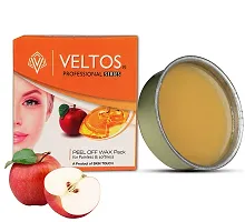 VELTOS Facial Peel Off Wax Katori Wax For Easy Facial Hair Removal 80g X 3 (Apple, White Chocolate, Red Wine)-thumb3