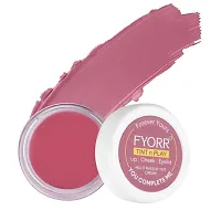 FYORR Premium Lips Cheeks Eyes Tint N Play For Natural Attractive Glow of Lipstick Blush Eyeshadow Combo Packs) (7g Each (Fine Wine) (You Complete Me)-thumb4