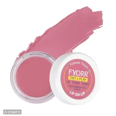 FYORR Premium Lips Cheeks Eyes Tint N Play For Natural Attractive Glow of Lipstick Blush Eyeshadow Combo Packs) (7g Each (Lip On Lip) (Over The ODDS)-thumb2