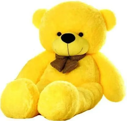 RTX Gag Toys Long Soft Lovable hugable Cute Giant Life Size Teddy Bear for Wife/BOY Girl (Yellow, 5.5 FEET 167 cm)