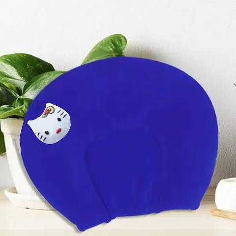 Pillow Cotton,Baby Head Shaping Takiya Detachable Mustard/Rai Seed Pouch for Easy Washing Feeding Nursing Baby Neck Pillow-Dark Blue